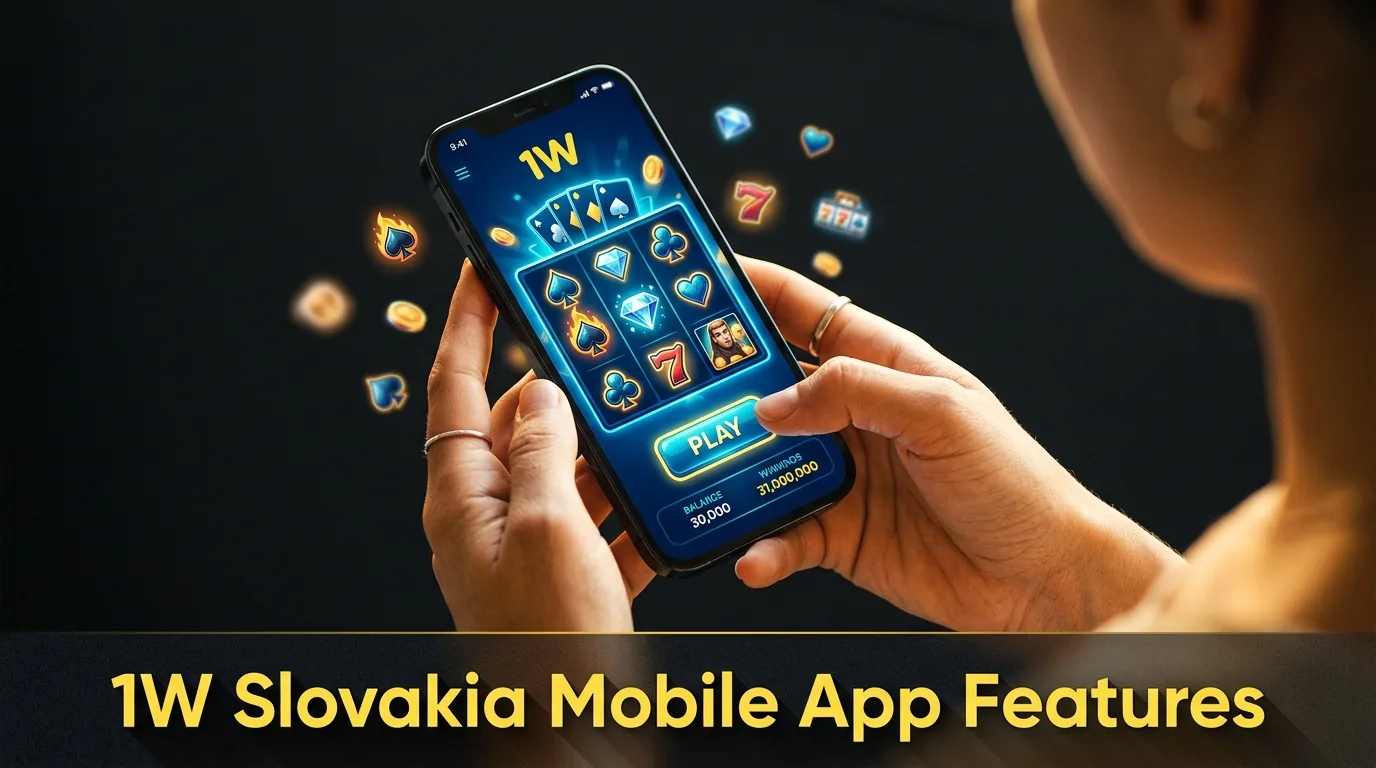 1W Slovakia Mobile App Features