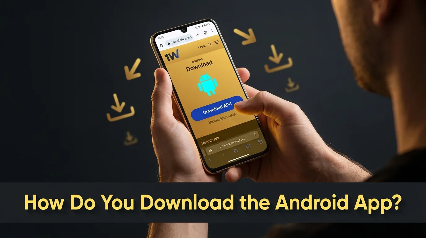 1W  for downloading the mobile app